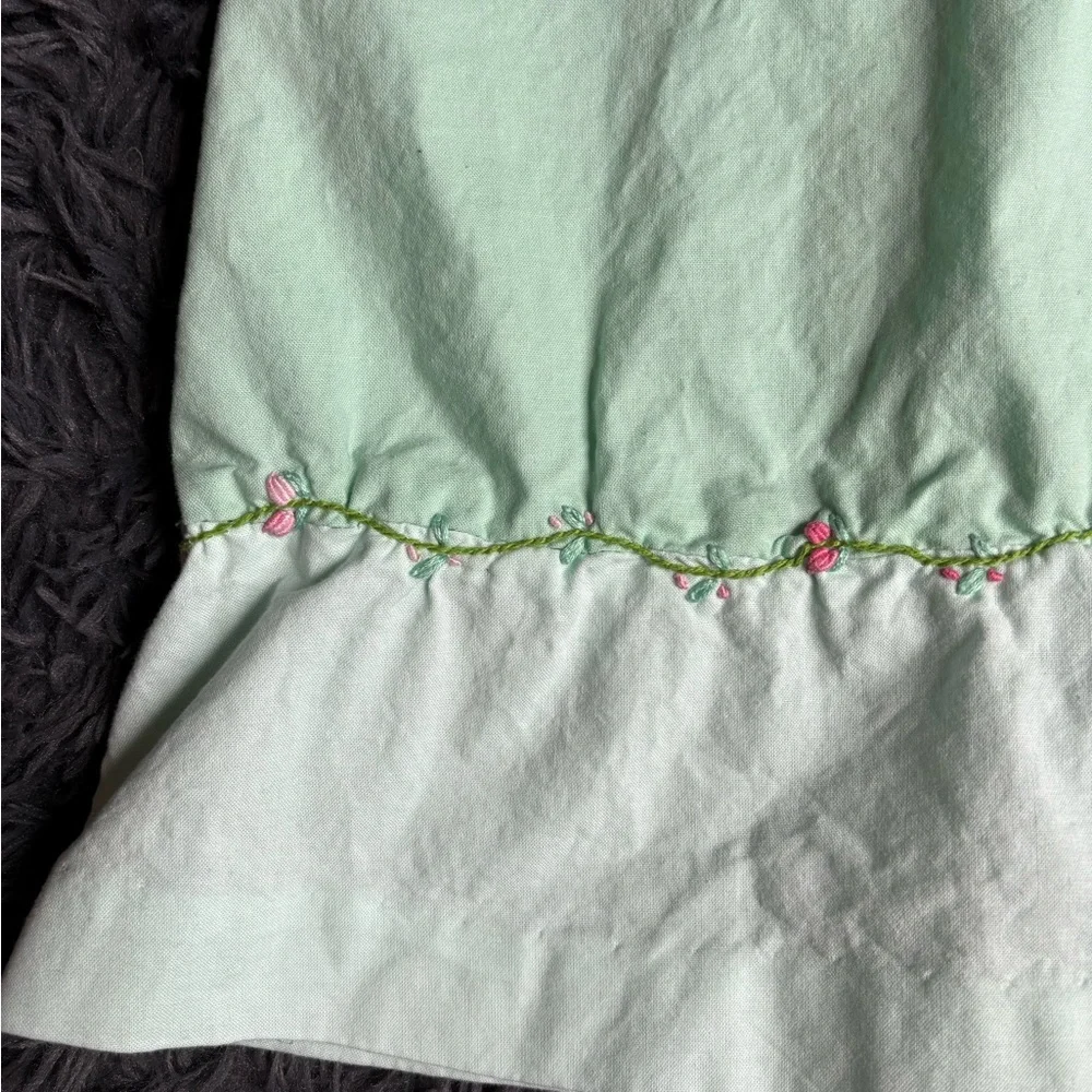 Isabel Garreton Light Green Hand Smocked Dress - Picture 3 of 7